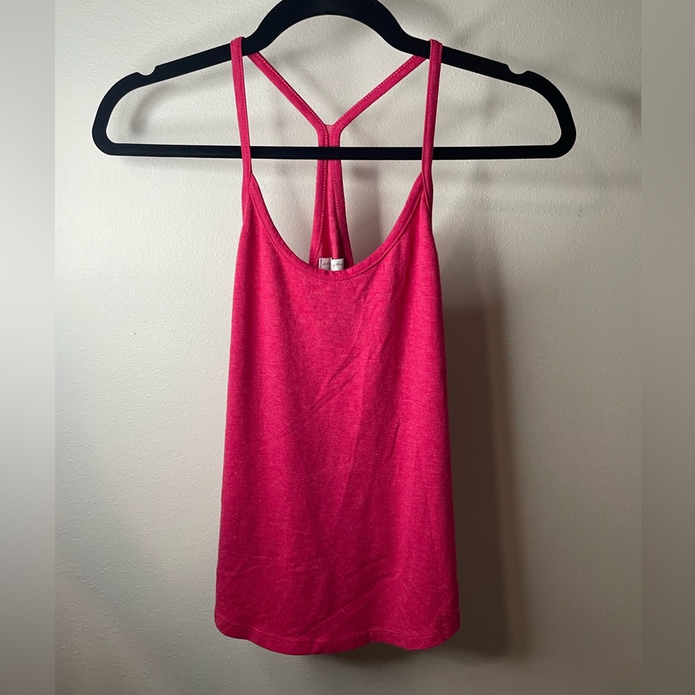 Spiritual Gangster Vibrant Pink Tank Top